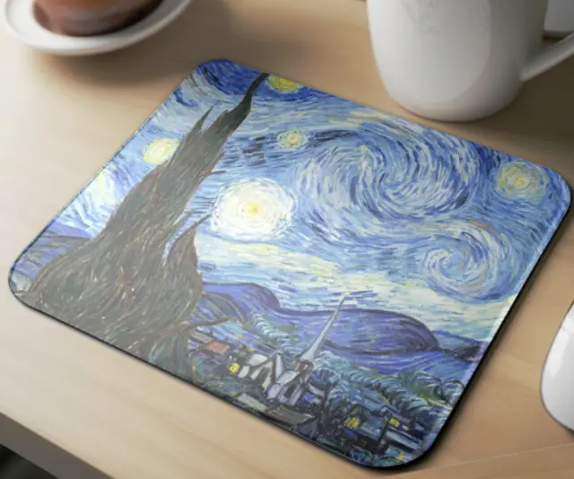Mousepad ( still van gogh -35 ) Διαστάσεις: 23cm(μήκος) x 20cm (ύψος) 2