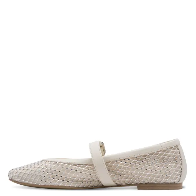 Γυναικείες Μπαλαρίνες Marco Tozzi 2-22120-46-402 Cream Μπεζ - 37 3