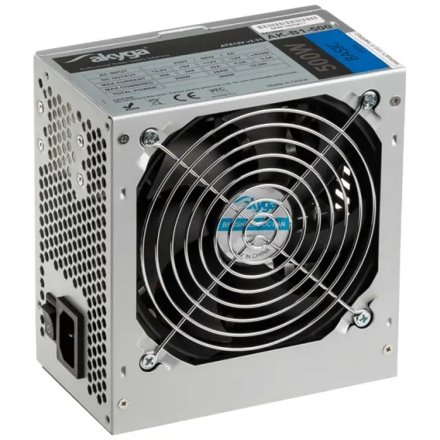 Akyga AK-B1-500 power supply unit 500 W 20 4 pin ATX ATX Grey