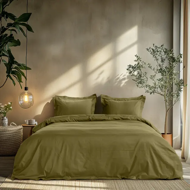Beauty Home Σετ παπλωματοθήκη υπέρδιπλη Art 1700 Harmony 230x250 Λαδί