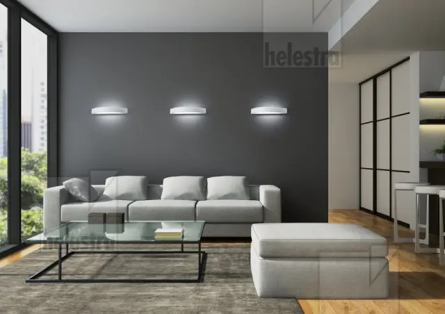 YONA Τοίχου Φωτιστικό LED - Ματ Λευκό Έμμεσο Φως 1430lm 3000K Άσπρο 2