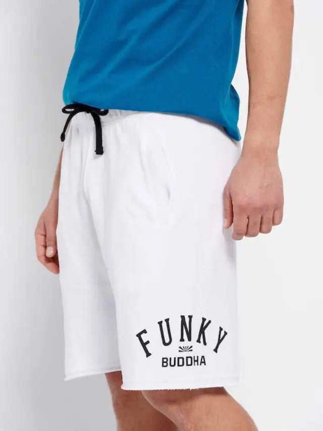 Funky Buddha Shorts White FBM007-051-03 - 2XL