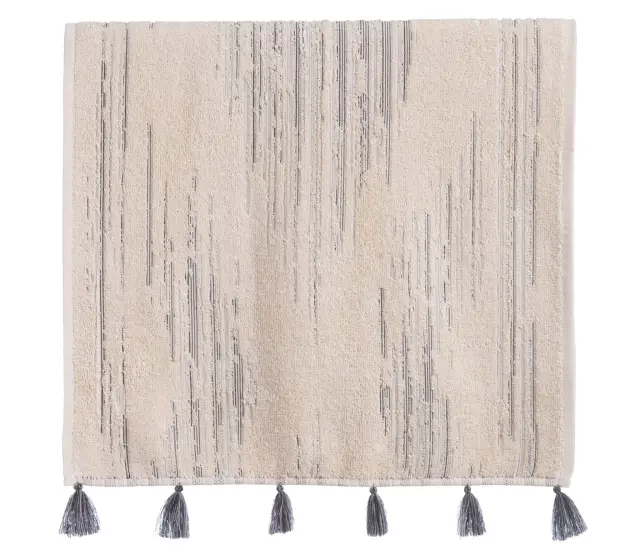 ΠΕΤΣΕΤΑ ΜΠΑΝΙΟΥ HALFWAY 70X150 BEIGE/BLACK NEF NEF 2