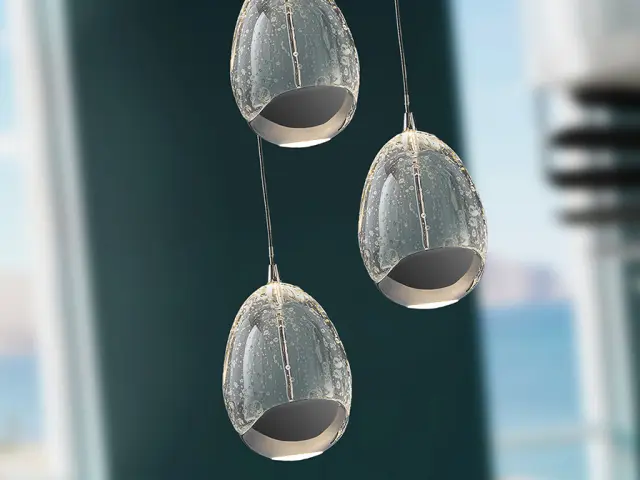 ROCIO 14 LED LAMP Ø50 CHROME φωτιστικό κρεμαστό Χρώμιο 2