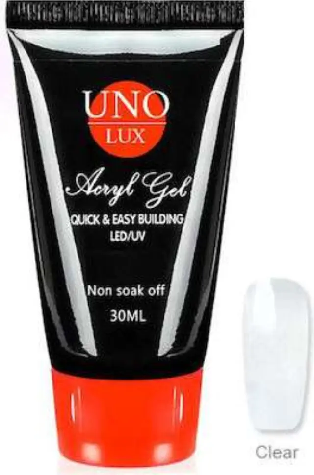 Uno Lux acrygel Uv/Led Clear 30ml