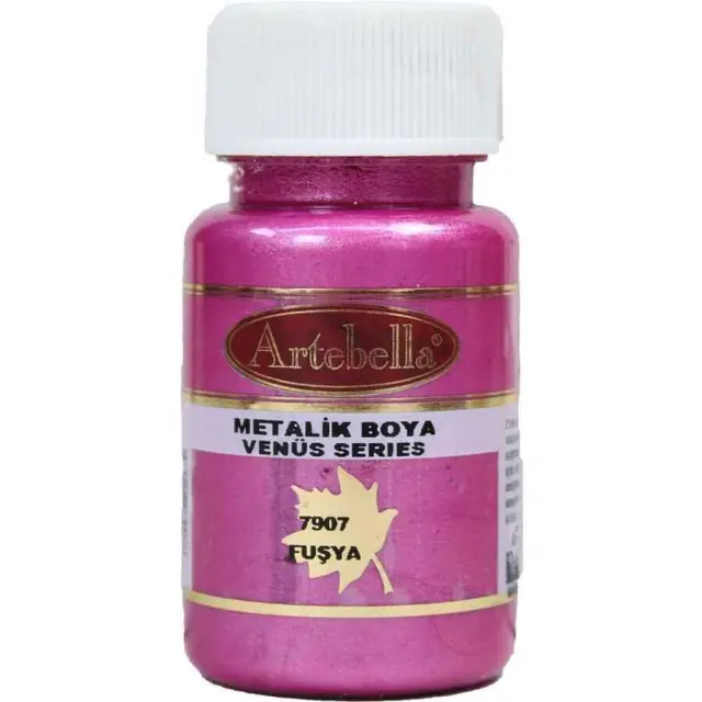 Artebella Ακρυλικό Μεταλλικό Χρώμα Venus Series - 7907 Fuchsia - 50ml