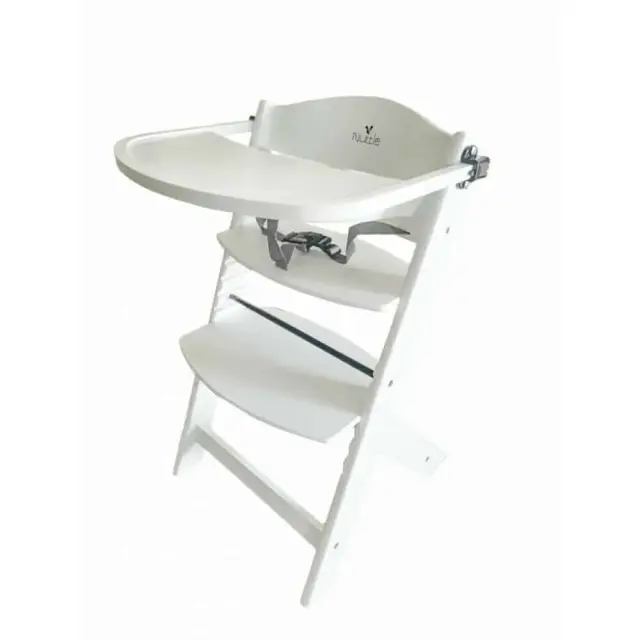 CANGAROO - Wooden high chair 2 in 1 Nuttle white - 3801005150946 2