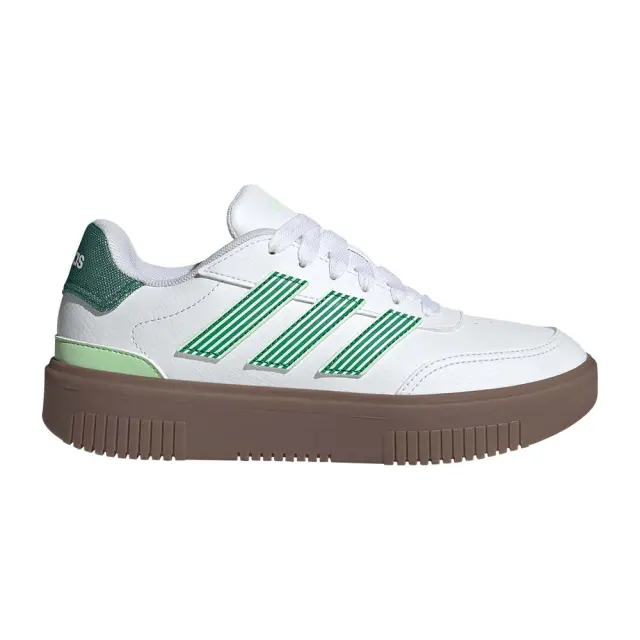 adidas Sportswear Women's Courtblock Bold Leather Άσπρο - Πράσινο JR0734 (adidas Sportswear)