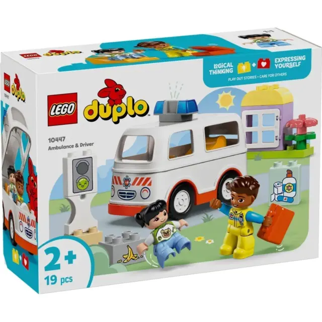 Lego Duplo Town Ambulance With Driver (10447) (LGO10447) 2