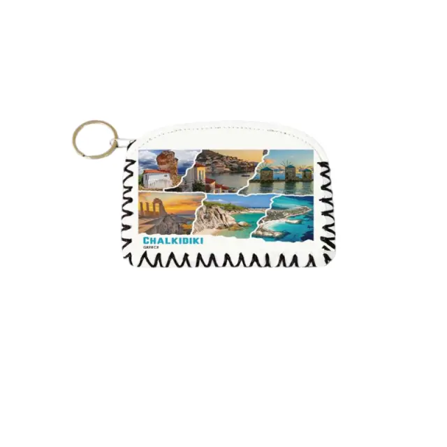 Πορτοφόλι Souvenir μπρελόκ - Σετ 10pcs - PVC - Chalkidiki - 14*9cm - 871741