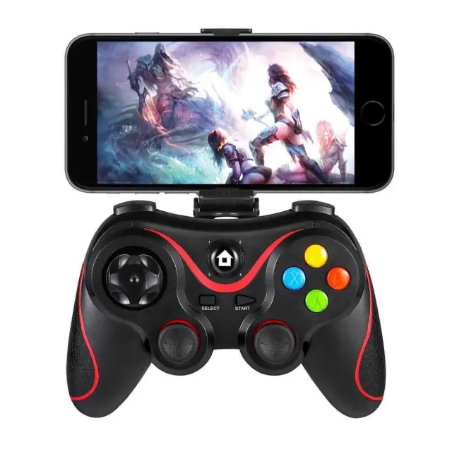 Techsuit V8 Ασύρματο Gamepad για Android / PS3 / PC / iOS Κόκκινο 2