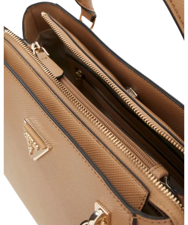 Guess - Γυναικεία Τσάντα Ώμου Noelle II HWZG9672070-BEI Μπεζ 3