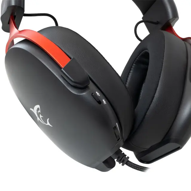 White Shark FOX GH-2445 Gaming Headset Over-Ear Stereo 2.0 με Μικρόφωνο, 40mm, Jack 3.5mm για PC, PS4, PS5 + Mac – Μαύρο 2