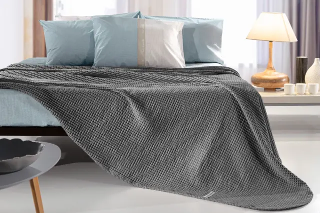 ΚΟΥΒΕΡΤΑ ΠΙΚΕ ΜΟΝΗ 160x240 ETERNITY ANTHRACITE GUY LAROCHE