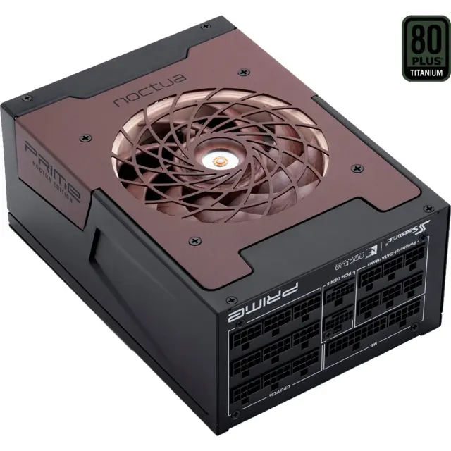 Noctua PRIME TX-1600 Noctua edition (black, 2x 12 Pin High Power GPU, 6x PCIe, Kabel-Management, 1600 Watt)