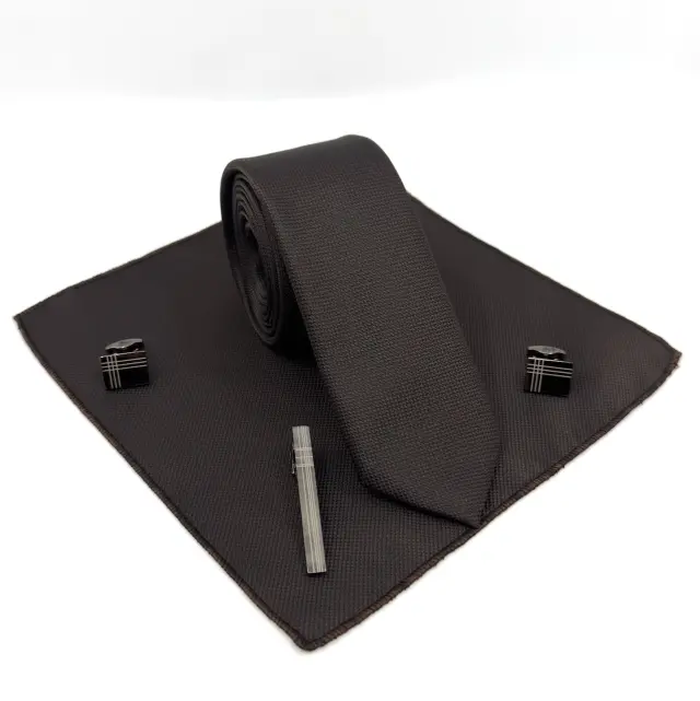 Καφέ Μαντήλι Ύφασμα Oxford 25*25 CM 3