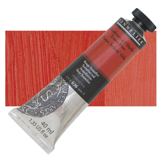 Sennelier Λάδι Finest Artists Oil 636 Sennelier Red - 40ml