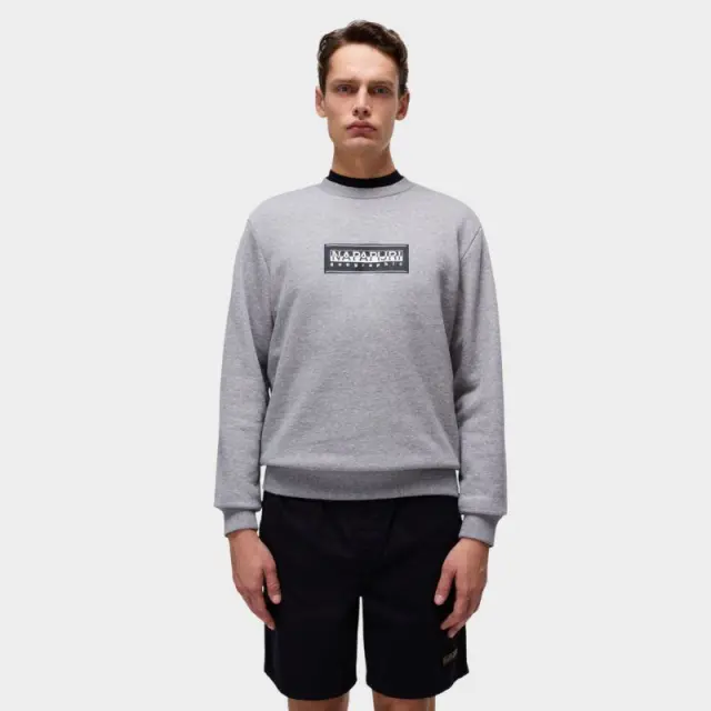 Napapijri - Ανδρική Μπλούζα Φούτερ B-Box Logo NP0A4I1A-160 Γκρι - 3XL 2