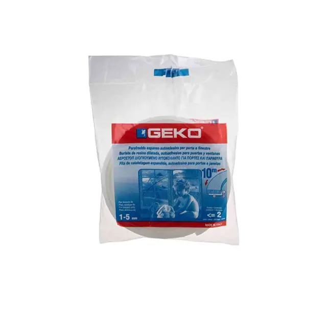 GEKO Αεροστόπ Αυτοκόλλητο Αφρώδες Μόνωσης 4m x 30 mm x 6 mm