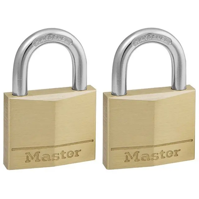 Master Lock 140EURSIX - Σετ 6 Λουκέτα Μπρούτζινα 40mm με Ίδιο Κλειδί 2