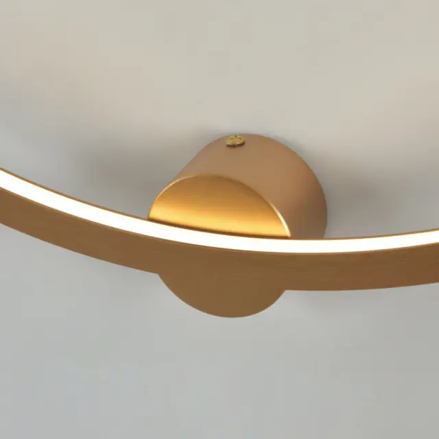 ΕΠΙΤΟΙΧΙΟ ΦΩΤΙΣΤΙΚΟ LED ACA KY011NCGD ELUMA ΜΑΤ ΧΡΥΣΟ ΑΛΟΥΜΙΝΙΟ + ΣΙΛΙΚΟΝΗ 30W 2800K-3200K-4000K 1200LM IP20 600MM / KY011NCGD 2