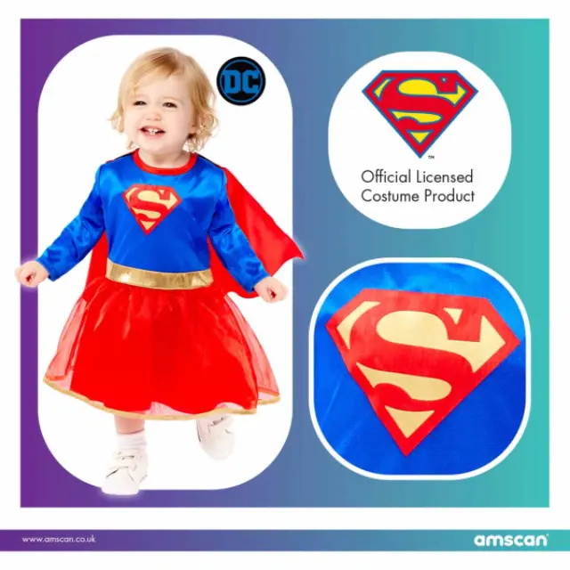 Βρεφική Στολή Supergirl / 18-24 Μηνών - Μωρό