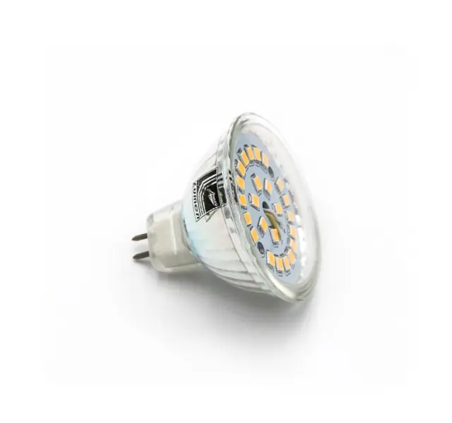 LED ΛΑΜΠΑ MR16 ΓΥΑΛΙΝΟ 5W 12VAC/DC 105° ΝΤΙΜΑΡΙΖΟΜΕΝΟ ΘΕΡΜΟ
