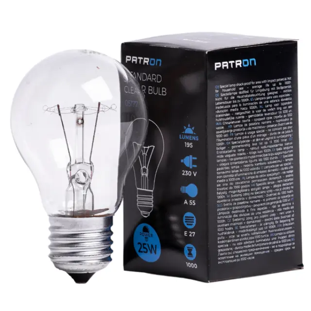 Incandescent Bulb E27 25W A55 230V CL