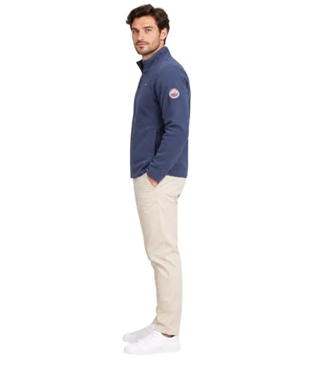Norway Nautical School - Ανδρική Ζακέτα Φούτερ Fleece 869520-NAVY Μπλε Ναυτικό 3