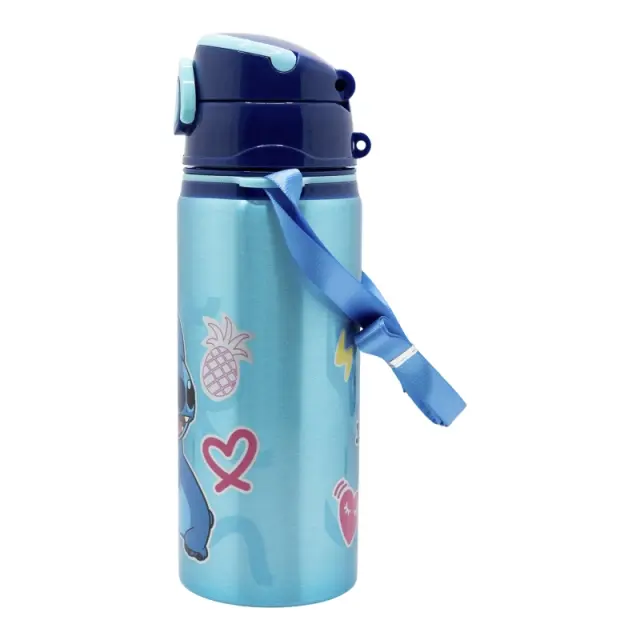 ΠΑΓΟΥΡΙ ΑΛΟΥΜΙΝΙΟΥ POP UP BOTTLE WITH STRAP 730 ML STITCH DRAWING -75058 2