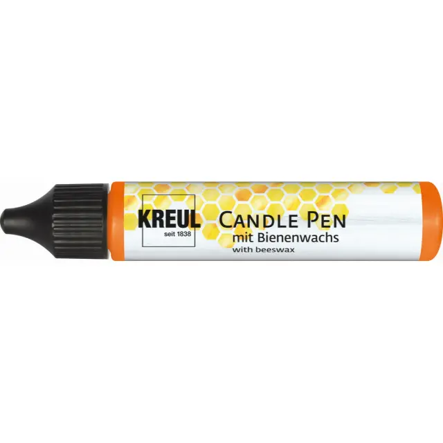 Χρώμα-Στυλό για Διακόσμηση Κεριών KREUL Candle Pen 29ml, Πορτοκαλί
