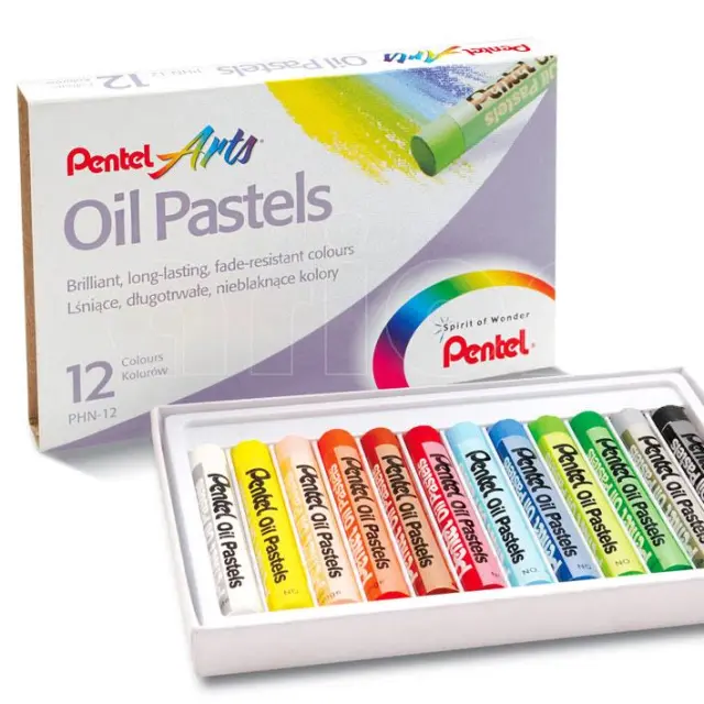 Λαδοπαστέλ Pentel 12τεμ
