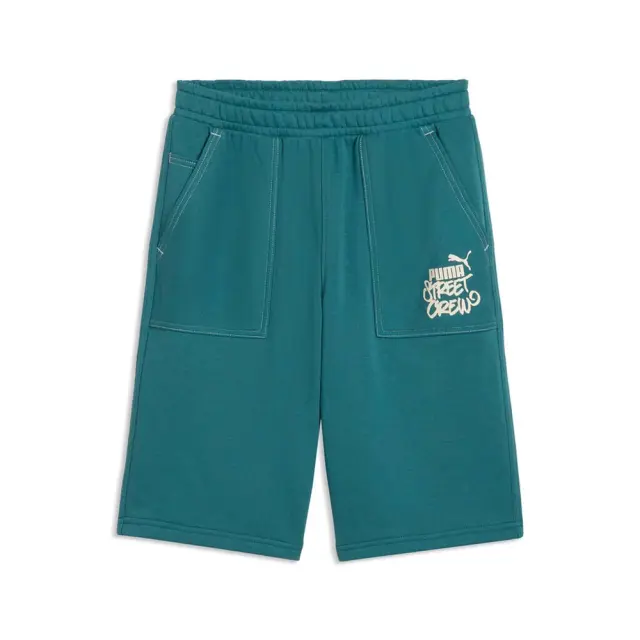 Puma Boy's Mid 90s Relaxed Long Shorts Πράσινο 691748-41 (Puma)