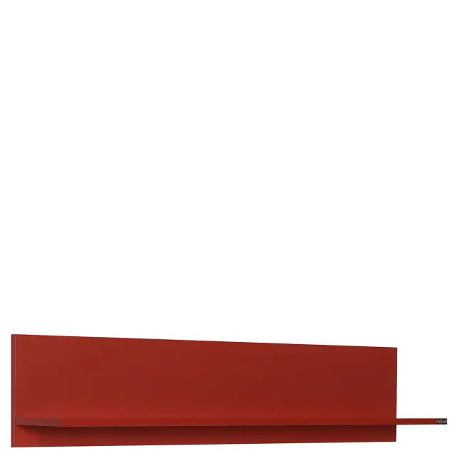 Ράφι Μοριοσανίδα Κόκκινο 120x25x20cm 2