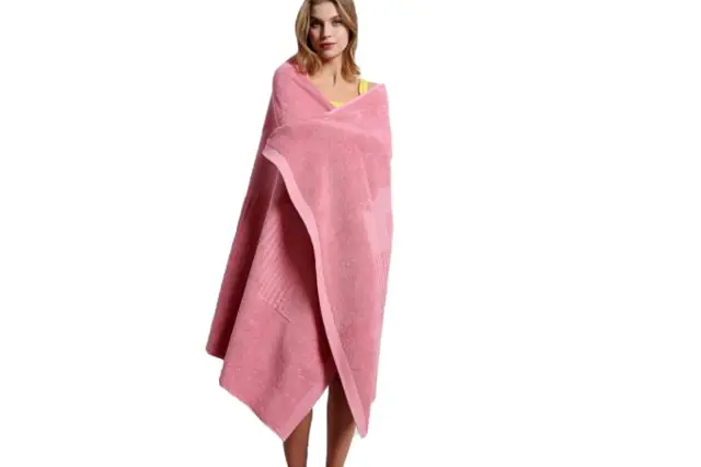 Bdtk Towel Big Logo 180x100cm Babe Pink 1221-973982 - One Size 3