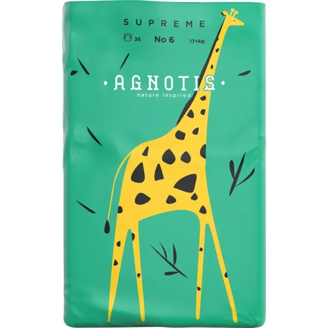 Agnotis Supreme Πάνες με Αυτοκόλλητο No. 6 για 17+kg 36τμχ