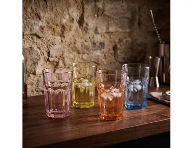 Σετ Γυάλινα Ποτήρια Excellent Houseware με χωρητικότητα 360ml - 4 τεμάχια YE5000610