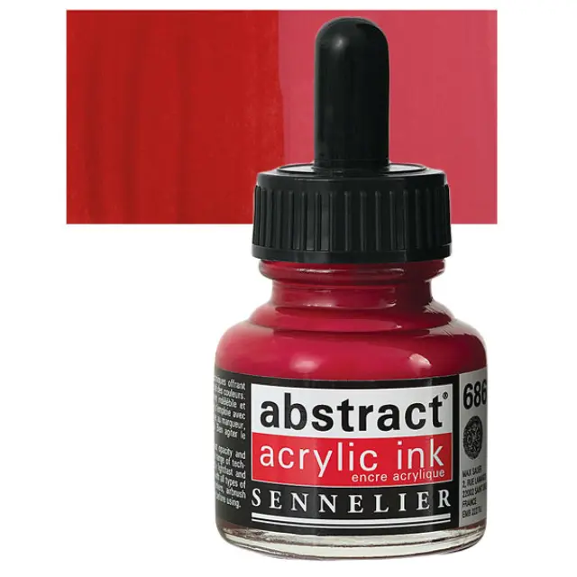 Sennelier Abstract Ακρυλικό Μελάνι 686 Primary Red - 30ml