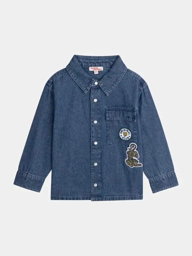 Παιδικό Πουκάμισο για Αγόρια Denim Tiger ΜΠΛΕ