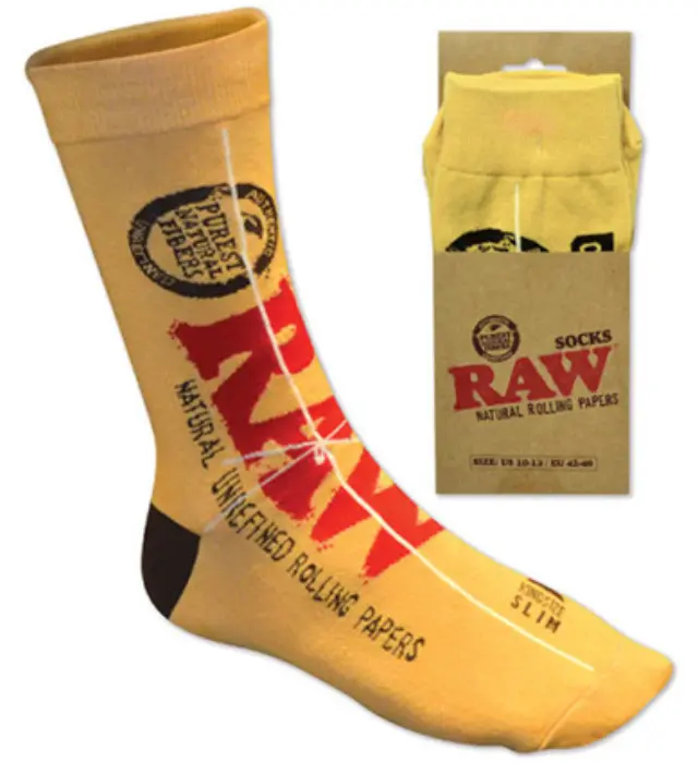 RAW Socks - RAW Κάλτσες Καφέ - One size