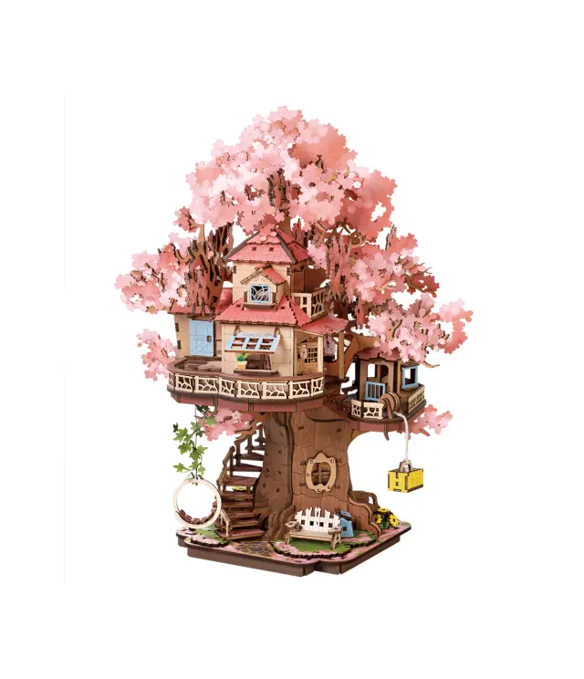 Robotime Ξύλινη Κατασκευή 3D Sakura Tree House TGS04