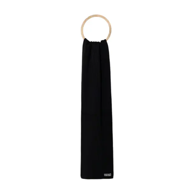 Unisex Κασκόλ Calvin Klein LV04D8055G-UB1 Μαύρο Μαύρο - One Size