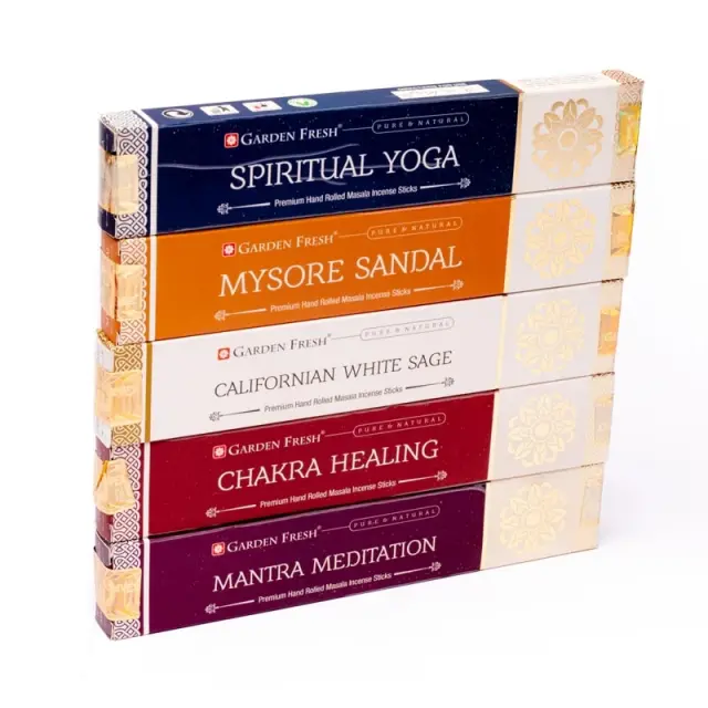 Αρωματικά Στικ Garden Fresh Chakra Healing Masala Incense Sticks 15g 2