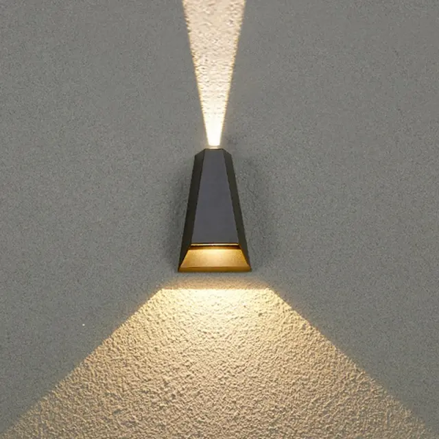 LED COB WALL LUMINAIRE 6W 425LM 30° AND 120° 230VAC 3.000K DARK GREY CRI80 IP54 30.000HRS / LG0187G 2