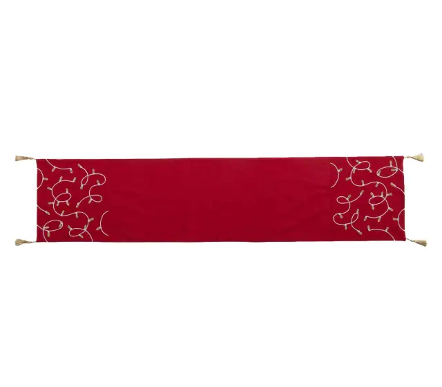 ΧΡΙΣΤΟΥΓΕΝΝΙΑΤΙΚΗ ΤΡΑΒΕΡΣΑ ELEGANT CHRISTMAS LIGHTS 33X150 NEF-NEF HOMEWARE 3