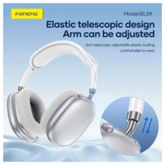 Ασύρματα Ακουστικά Κεφαλής Foneng BL59 ANC Noise Canceling Μαύρο N68718 3