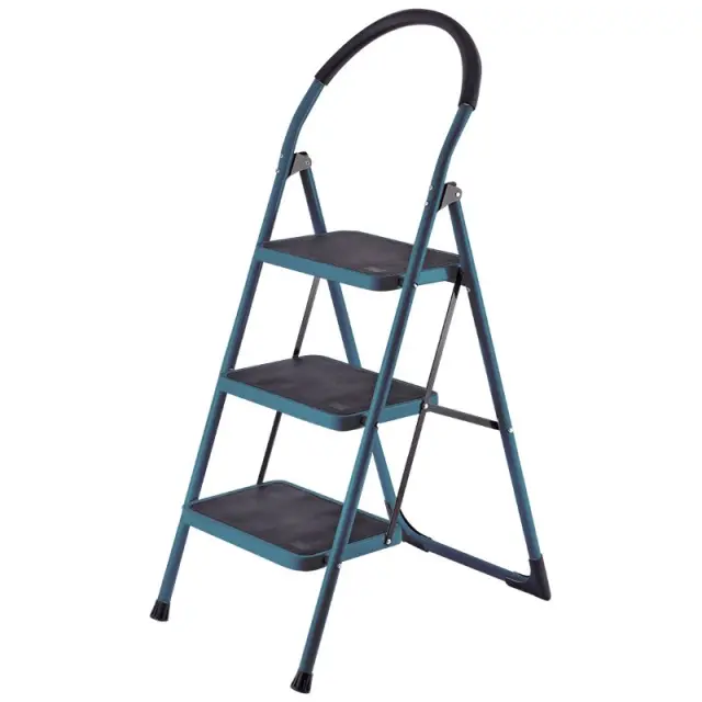 Bormann Pro BHL6013 - Σκαλοκάθισμα Μεταλλικό Heavy Duty,3 Σκαλιά, Αντιολισθητικά με Αφρώδη Λαβή (077398) 2