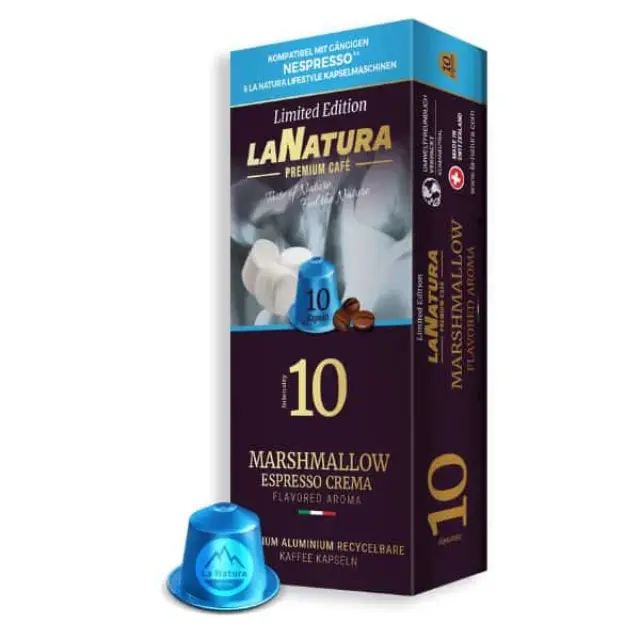 La Natura Espresso Marshsmallow Cream Aluminium 10 τμχ | Nespresso