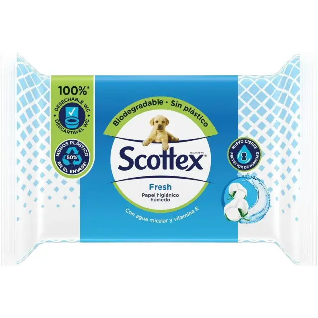 Scottex Original υγρα μαντηλακια τουαλετας 74 τμχ