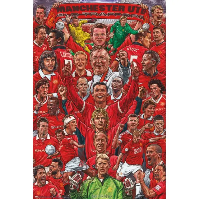 Αφίσα MANCHESTER UNITED LEGENDS POSTER 61 x 91.5 cm GPE6011